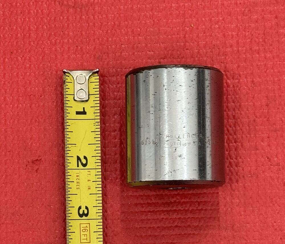 PROTO Challenger Tools 1636, 1/2" Drive 36MM Shallow Socket 12PT Made in USA